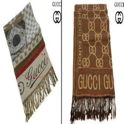 spot fake gucci scarf